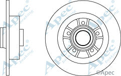 RENAULT MEGANE SPORT 175 BRAKE DISC REAR CROSS DRILLED GROOVED REAR 270mm 