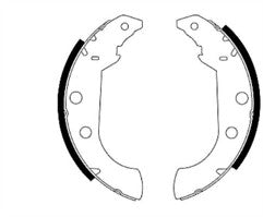 REAR MINTEX BRAKE SHOES FIT PEUGEOT 405 1.9 SPORT MI-16 ZX TURBO