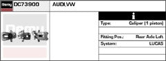AUDI A6 S6 ALLROAD QUATTRO PASSAT W8 4-Motion 2 REAR BRAKE CALIPERS LEFT RIGHT