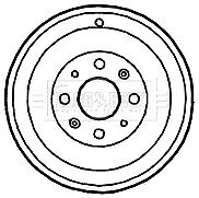 FOR FIAT PUNTO EVO MYLIFE MK3 CORSA D REAR BRAKE DRUMS WITH BRAKE SHOES WITH ABS
