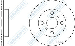 FOR YARIS 1.0 1.3 1.4 D4D 1999-2005 FRONT BRAKE DISCS BRAKE PADS VNK CHASSIS