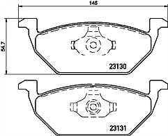 Mintex MDB2034 Brake Pad Set