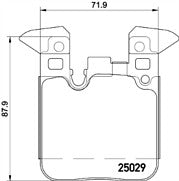 BMW F20 118D 118i F21 F22 F23 F30 318d 318i F31 F32 F34 NEW REAR BRAKE PADS