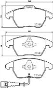 AUDI A3 2.0TFSi 200BHP BRAKE PADS MINTEX PADS FRONT REAR BRAKE PADS