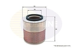 AIR FILTER FITS VAUXHALL BEDFORD BRAVA 2.5 DUAL CAB OPEL CAMPO MONTREY TROOPER