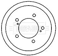 FOR SUZUKI VITARA ESCUDO REAR BRAKE DRUMS 1994-1998 254MM
