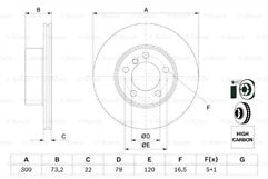 FOR BMW 3 SERIES F30 320D GENUINE BOSCH  FRONT REAR  BRAKE DISCS AND PADS SET