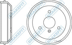 SMART CITY ROADSTER FORTWO PURE PULSE PASSION REAR BRAKE DRUM REAR PAIR NEW 