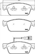 VW TRANSPORTER T6 2.0BiTDi 2015on DRILLED GROOVED BRAKE DISC MINTEX PAD 340/294