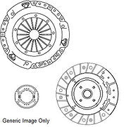 VW CADDY 1.9TDI  OCTAVIA A3 ALTEA LEON SUPERB GOLF CLUTCH KIT NEW 3 PIECE 