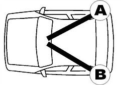 FOR ROVER 213 216 REAR RIGHT HANDBRAKE CABLE 
