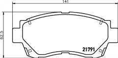 FOR TOYOTA CELICA 2.0 ST202 FRONT  BRAKE PADS