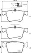 FOR AUDI S3 GOLF MK5 R32 REAR VENTED BRAKE DISCS CONVERSION 310X22MM