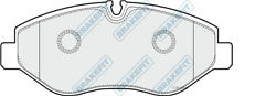 SPRINTER 209 210 211 213 215 218 2006 on DISC BRAKE PADS FRONT