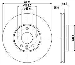 FITS V40 T3 CROSS COUNTRY PRO (MK3 FL  MINTEX BRAKE DISCS AND PADS FRONT REAR