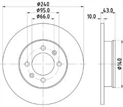 ROVER MGF MGTF 135 160 TROPHY MINTEX BRAKE DISC BRAKE PADS REAR