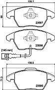 VW JETTA SPORT TDi 140bhp TSi BRAKE DISC PADS FRONT REAR MINTEX BRAKE DISC & PAD