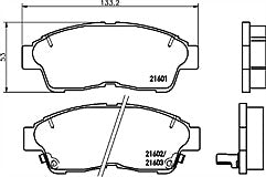 FOR TOYOTA COROLLA FRONT BRAKE DISCS & MINTEX   PADS 92-98