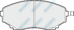 FOR MAZDA BONGO FRIENDIE FREDA IMPORT 2.5TD 4WD 2 BRAKE DISC FRONT BRAKE PAD