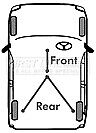 VAUXHALL ZAFIRA 1.6 1.8 2.0DTi 99-06 REAR HANDBRAKE CABLE INTERMEDIATE DISCBRAKE