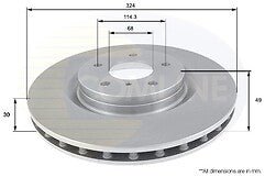 FOR NISSAN 350Z 3.5 V6 2003-2009 BRAKE DISC BRAKE PADS FRONT VENTED