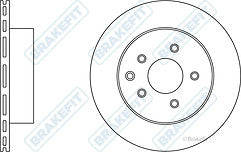 FOR NISSAN QASHQAI REAR VENTED BRAKE DISC B BOTH SIDES