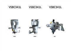 Renault Clio Sport Mk3 Brake Caliper Set Left And Right Rear 2006-2013