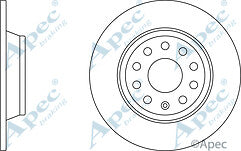 VW GOLF MK6 GTD TDI 6 SPEED BRAKE DISC CROSS DRILLED GROOVED BRAKE PAD REAR