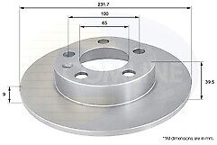 AUDI TT VW GOLF MK4 SEAT SKODA 2 BRAKE CALIPER REAR BRAKE DISC PAD 232MM