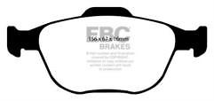 FOR FORD FIESTA 2.0 ST MK 6 (2002-2009) EBC FRONT BRAKE PADS SET OF 4