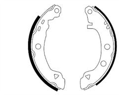 REAR MINTEX BRAKE SHOES FIT RENAULT EXTRA PHASE 1 2 R19 TURBO 0060750472