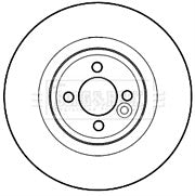 BMW MINI  JOHN COOPER WORKS R55 57 58  BRAKE DISCS BREMBO 316MM 09.B754.11