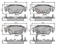 FOR VAUXHALL OPEL ASTRA G ZAFIRA MK1 OE QUALITY BRAND NEW REAR BRAKE PADS