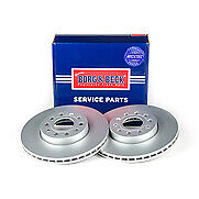 FOR AUDI Q2 1.0 30FSI 2016> CROSS DRILLED BRAKE DISC 288MM FRONT BRAKE PADS