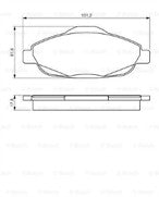 FRONt BRAKE PADS FOR BOTH SIDES PUEGEOT 308 3008 HDi VTi THP 