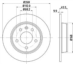 FORD GALAXY VW SHARAN 1994 on MINTEX BRAKE DISCS & PADS REAR
