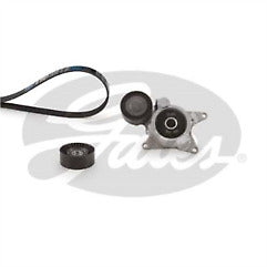 FOR TOYOTA AVENSIS 2.0 D4D DRIVE FAN BELT KIT WITH TENSIONER 