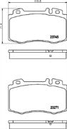 FOR MERCEDES C180 1.8 KOMPRESSOR  W203 BRAKE PADS MINTEX FRONT REAR