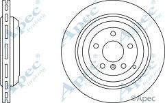 FOR W166 ML250 ML350 BlueTec REAR VENTED BRAKE DISC REAR BRAKE PAD SENSORS
