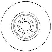 VW GOLF MK4 R32 AUDI TT 3.2 V6 FRONT BRAKE DISC BRAKE FRONT BRAKE DISC 334MM