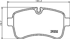 FOR IVECO DAILY 2011 ON REAR BRAKE PADS FULL SET MINTEX MDB2908 