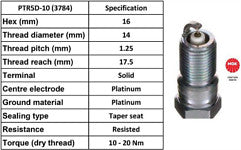 FORD MONDEO 2.5 ST24 COUGAR V6 6 CYLINDER PARK PLUGS X 6  PTR5D10