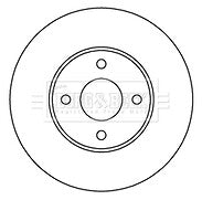 FOR FORD FIESTA MK6 ST150 CROSS DRILLED GROOVED BRAKE DISCS MINTEX PADS  