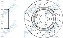 FOR MERCEDES CL500 CLK500 S500 5.0 C215 CROSS DRILLED BRAKE DISCS PADS F+R