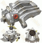2 x REAR BRAKE CALIPER BLUE FOR AUDI A3 TT CORDOBA LEON IBIZA OCTAVIA SOLID DISC