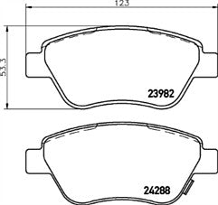 FOR VAUXHALL CORSA D 2006 on  MINTEX FRONT BRAKE DISCS PADS 257MM 