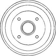 FOR FORD FOCUS MK1 FIESTA 2 REAR BRAKE DRUM BEARING FITTED REAR BRAKE SHOE 228MM