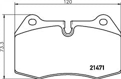 FOR BMW 840 850i Ci (E31) FRONT BRAKE DISC BRAKE PADS FRONT BRAKE PADS