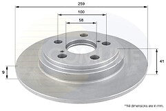 2 REAR BRAKE DISCS REAR BRAKE PADS FOR TOYOTA URBAN CRUISER 1.31.4D-4D 5/2009-ON