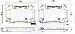REAR BRAKE PADS FOR 300C CTS CHEROKEE WK/WH SRT-8 imd1053